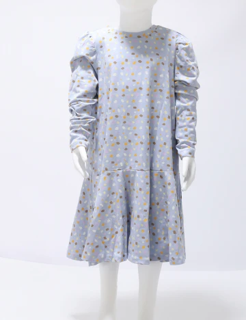 Rochie Little Pieces, bleu