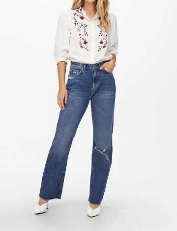 Blugi Jacqueline de Yong, albastru