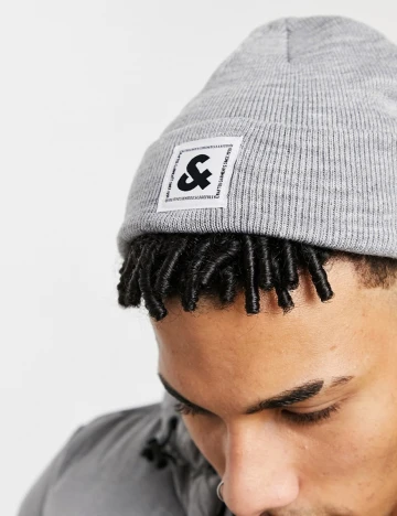Caciula Jack&Jones, gri Gri