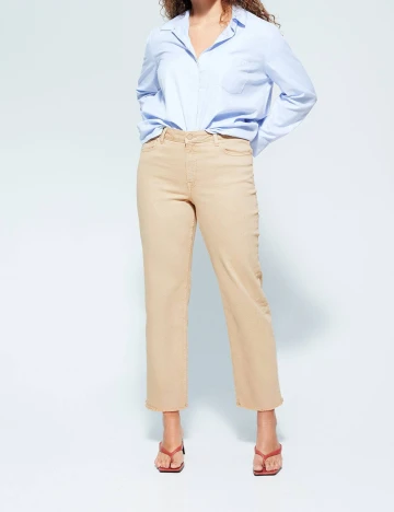 Blugi Mango Violeta, crem