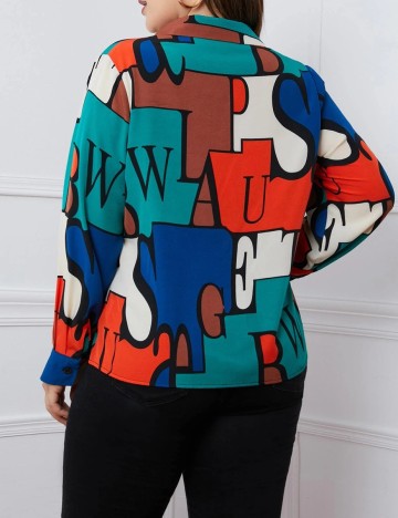 Camasa SHEIN CURVE, mix culori