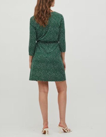 Rochie scurta Vila, verde