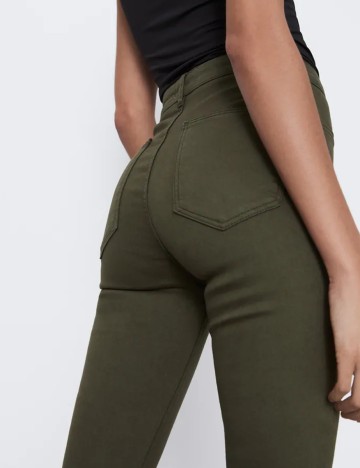 Blugi Zara, verde