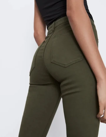 Blugi Zara, verde