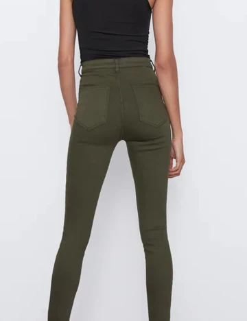 Blugi Zara, verde