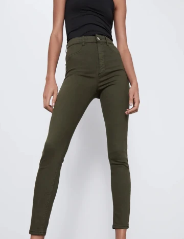 Blugi Zara, verde
