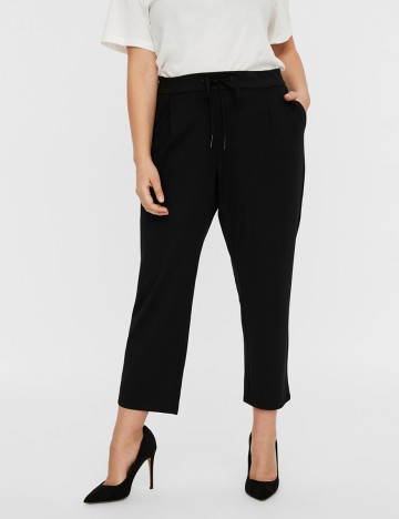 Pantaloni Vero Moda Curve, negru, 46/32