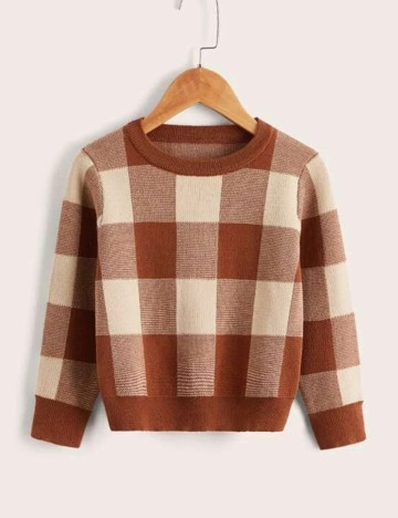 Pulover Shein Kids, maro