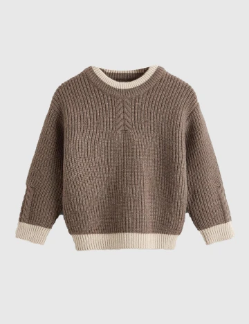 Pulover Shein Kids, bej