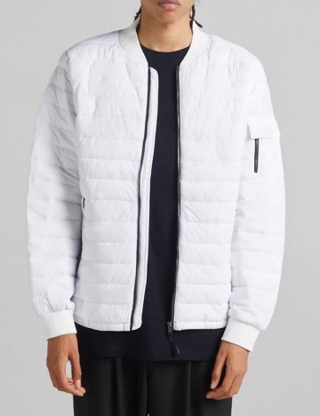 Geaca Bershka, alb