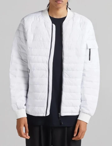 Geaca Bershka, alb