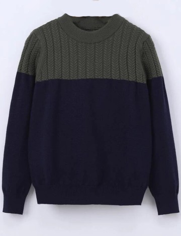 Pulover Shein Kids, bleumarin