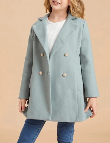 Palton Shein Kids, bleu