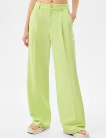 Pantaloni Bershka, verde