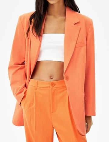 Sacou Bershka, portocaliu