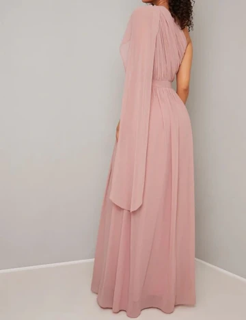 Rochie lunga Chi Chi London, roz