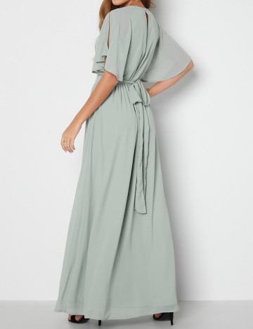 Rochie lunga BUBBLEROOM, verde