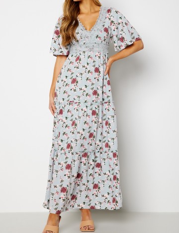 Rochie lunga Happy Holly, floral