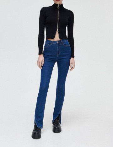 Blugi CROPP, albastru, 34