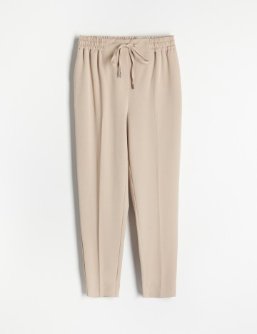 Pantaloni Reserved, crem
