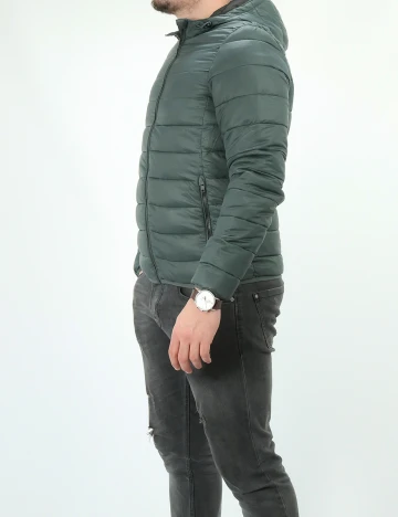 Geaca LIVERGY, verde inchis