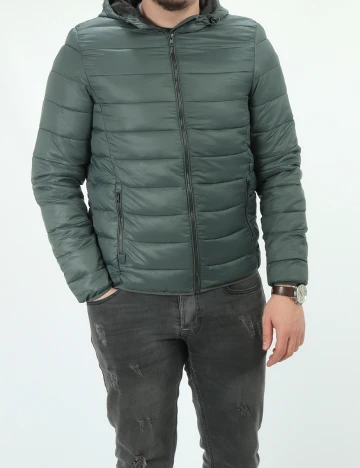 Geaca LIVERGY, verde inchis