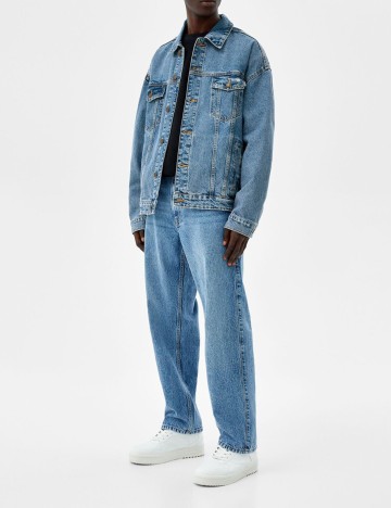 Jacheta Bershka, albastru