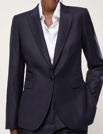 Sacou Massimo Dutti, bleumarin inchis