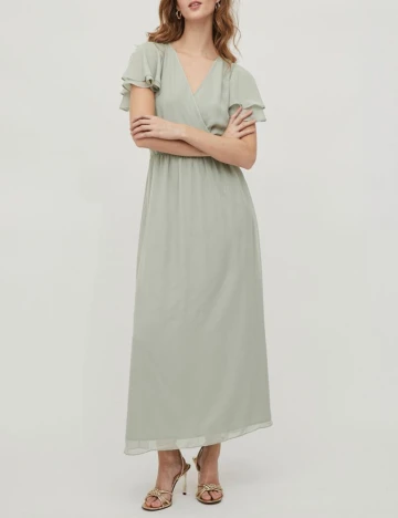 Rochie Lunga Vila, verde