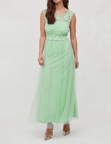 Rochie Lunga Vila, verde Verde