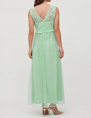 Rochie Lunga Vila, verde Verde