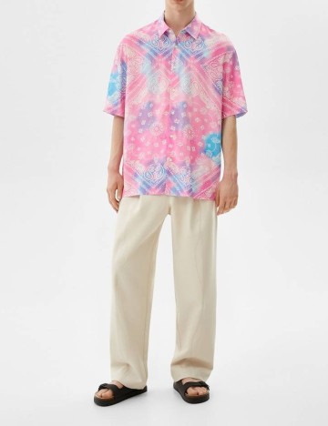 Camasa Bershka, roz, XS