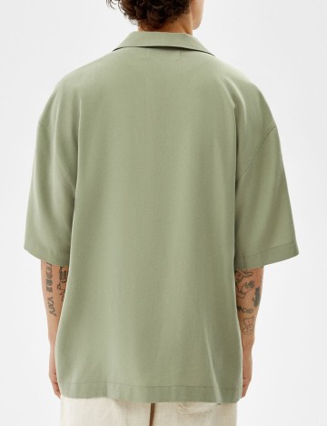 Camasa Bershka, verde