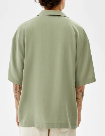 Camasa Bershka, verde