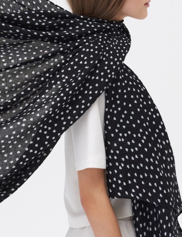 Esarfa Sinsay, negru