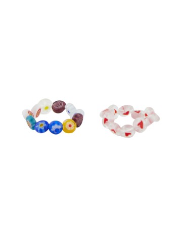 
						Set inele Pieces, mix culori, ONE SIZE