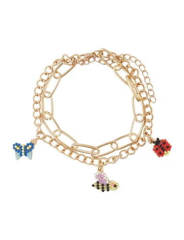 Bratara Pieces, auriu Galben