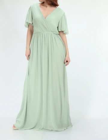 Rochie lunga Moments New York, verde deschis