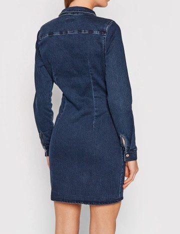 Rochie scurta Noisy May, albastru denim