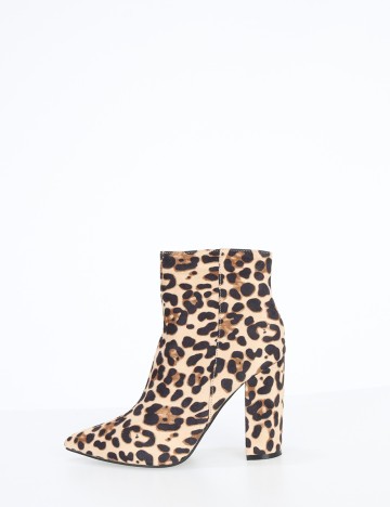 Botine SHEIN, animal print, 40