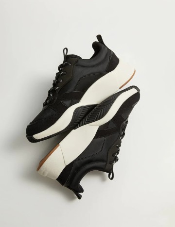 Adidasi Mango, negru