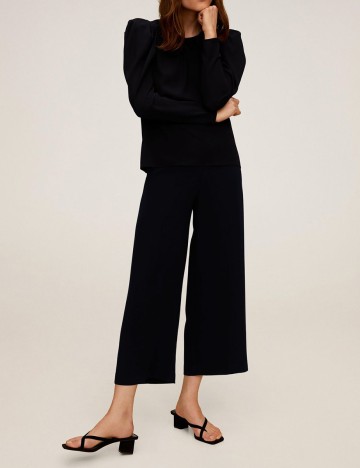 Pantaloni Mango, negru
