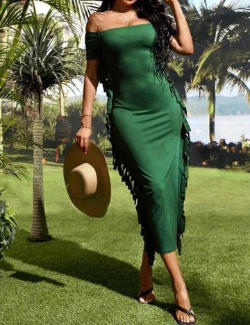 Rochie Medie SHEIN, verde