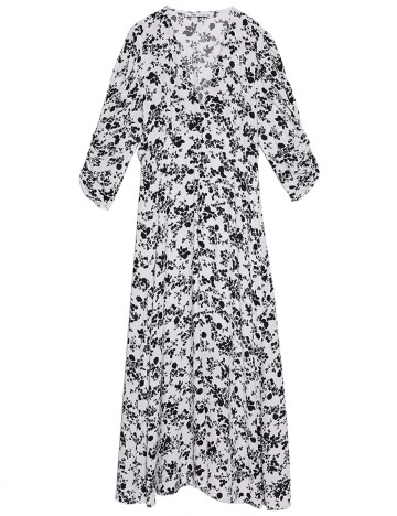 Rochie Zara, alb cu imprimeu floral, M