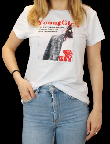TRICOU MONTE CERVINO, alb