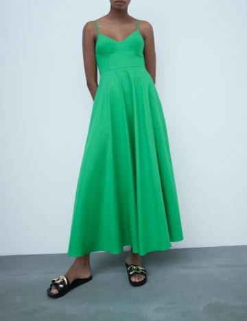 Rochie Zara, verde deschis, M