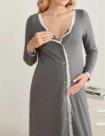 Rochie de noapte SHEIN, gri