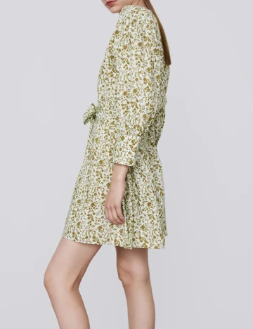 Rochie Zara, alb/verde