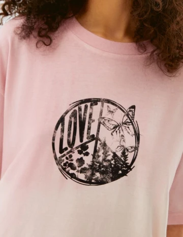 Tricou Bershka, roz