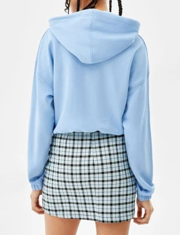 Fusta Bershka, bleu